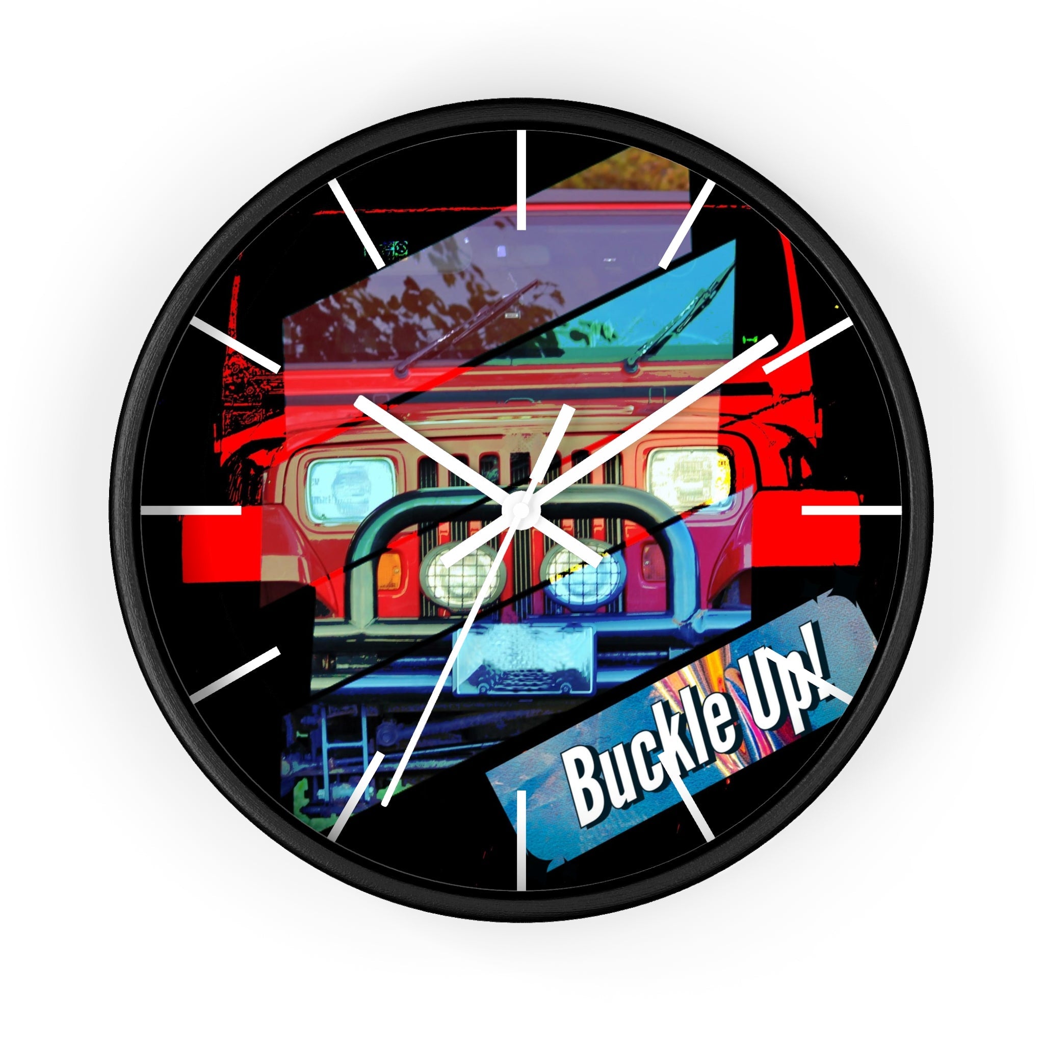 Buckle Up!  Four Wheel Drive Wall Clock
