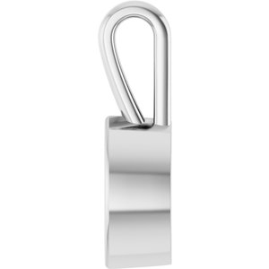10K X1 White Gold 8.5x4.5 mm Marquise Charm/Pendant Mounting – image 6