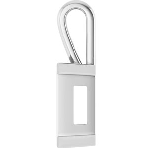 10K X1 White Gold 14x10 mm Emerald Charm/Pendant Mounting – image 6