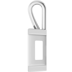 18K X1 White Gold 16x12 mm Emerald Charm/Pendant Mounting – image 6