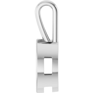 10K X1 White Gold 10.5x5.5 mm Marquise Charm/Pendant Mounting – image 6