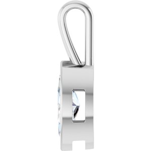 18K X1 White Gold 13x6.5 mm Marquise Charm/Pendant Mounting – image 5