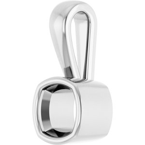 Platinum 5x5 mm Cushion Charm/Pendant Mounting – image 4