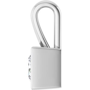 18K White Gold 5.5x5.5 mm Square Charm/Pendant Mounting – image 5