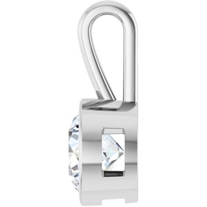 Platinum 10 mm Round Charm/Pendant Mounting – image 5