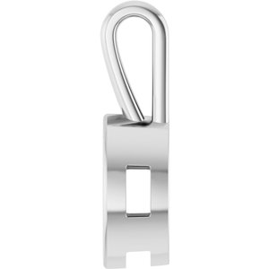 Platinum 10x5 mm Marquise Charm/Pendant Mounting – image 6