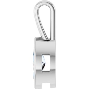 Platinum 11x5.5 mm Marquise Charm/Pendant Mounting – image 5