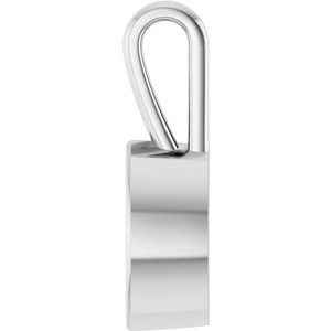 10K X1 White Gold 9.5x5 mm Marquise Charm/Pendant Mounting – image 6