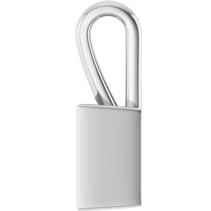 18K Palladium White Gold 7.5x7.5 mm Square Charm/Pendant Mounting – image 6