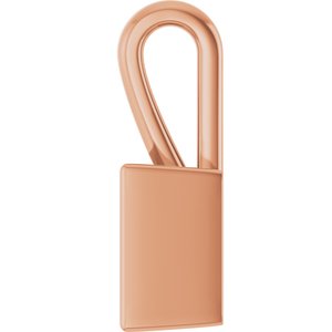 10K Rose Gold 7.5x7.5 mm Square Charm/Pendant Mounting – image 6