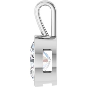 Sterling Silver 16x12 mm Oval Charm/Pendant Mounting – image 5