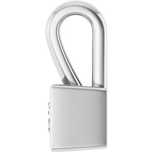 18K X1 White Gold 3x3 mm Square Charm/Pendant Mounting – image 5