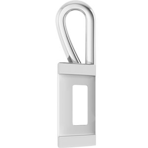 18K X1 White Gold 14x12 mm Emerald Charm/Pendant Mounting – image 6