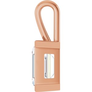 10K Rose Gold 11x9 mm Emerald Charm/Pendant Mounting – image 5