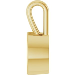10K Yellow Gold 6x3 mm Marquise Charm/Pendant Mounting – image 6