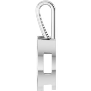 14K X1 White Gold 16x8 mm Marquise Charm/Pendant Mounting – image 6