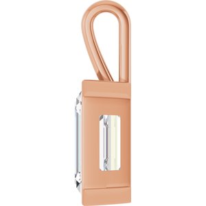 14K Rose Gold 18x13 mm Emerald Charm/Pendant Mounting – image 5