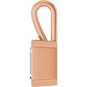 18K Rose Gold 7.5x5.5 mm Emerald Charm/Pendant Mounting – image 5