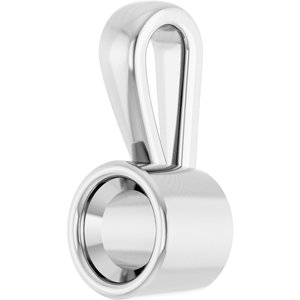 Continuum Sterling Silver 4.4 mm Round Charm/Pendant Mounting – image 4