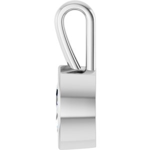 Platinum 8x4.5 mm Marquise Charm/Pendant Mounting – image 5