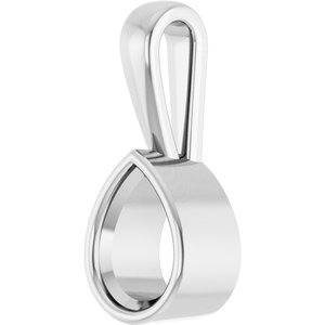 Sterling Silver 8x6 mm Pear Charm/Pendant Mounting – image 4
