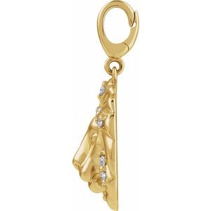 Accented Lion Charm/Pendant