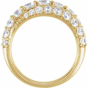 14K Yellow Gold 2 1/4 CTW Lab-Grown Diamond Ring