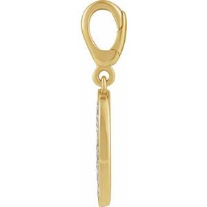 Pavé-Style Charm/Pendant
