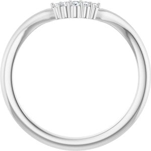 .04 Ctw Natural Diamond Matching Band