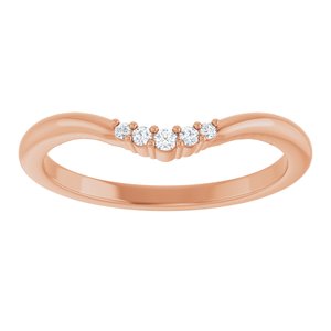 .04 Ctw Natural Diamond Matching Band