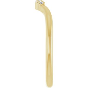 .04 Ctw Natural Diamond Matching Band