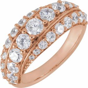 14K Rose Gold 2 1/4 CTW Lab-Grown Diamond Ring