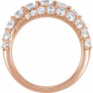 14K Rose Gold 2 1/4 CTW Lab-Grown Diamond Ring