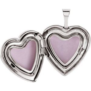 Heart Locket with Cross