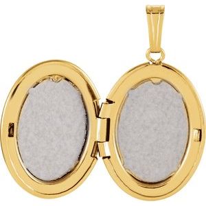 Oval Floral Locket