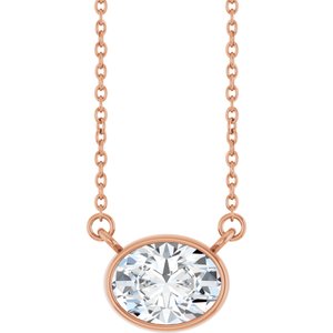 1 Ct Lab-Grown Diamond Necklace