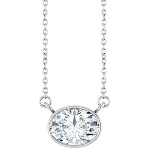 1 Ct Lab-Grown Diamond Necklace
