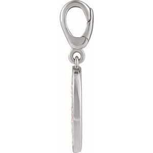 Pavé-Style Charm/Pendant
