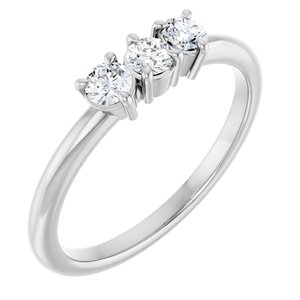 Three-Stone Stackable Ring