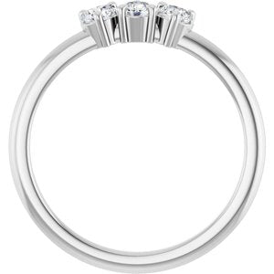 Three-Stone Stackable Ring