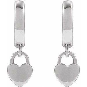 Heart Hoop Earrings