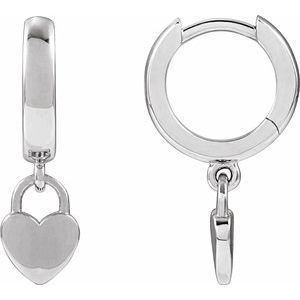 Heart Hoop Earrings