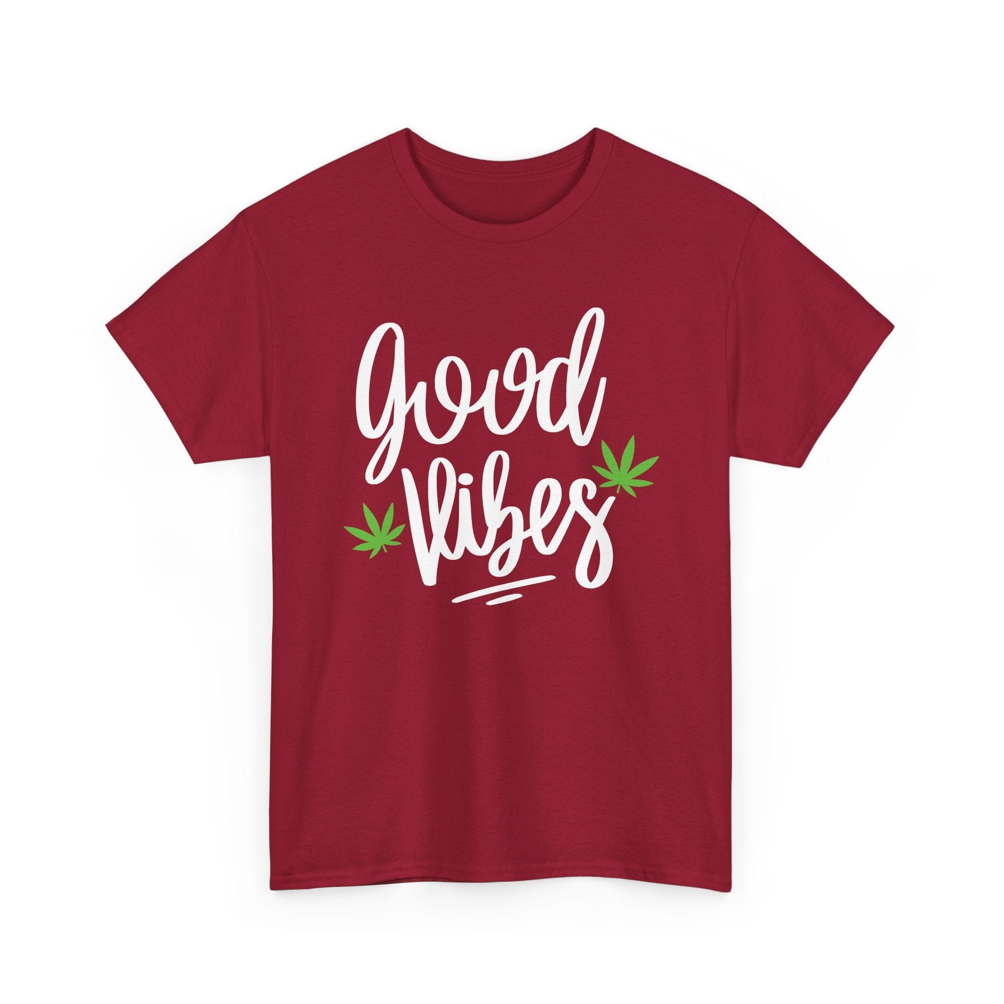 Good Vibes Marijuana Leaf T-Shirt
