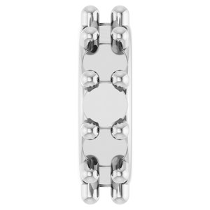 Sterling Silver 2 mm Round Cabochon Spacer Charm/Pendant Mounting – image 2