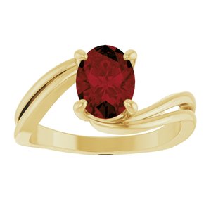 Solitaire Bypass Ring