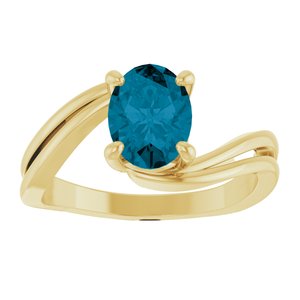 Solitaire Bypass Ring