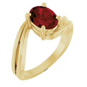 Solitaire Bypass Ring