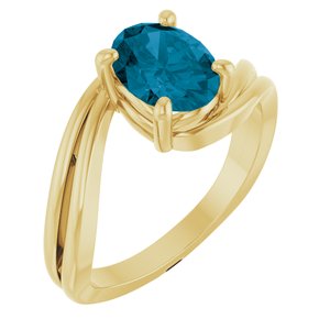 Solitaire Bypass Ring