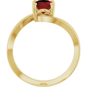 Solitaire Bypass Ring