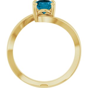 Solitaire Bypass Ring
